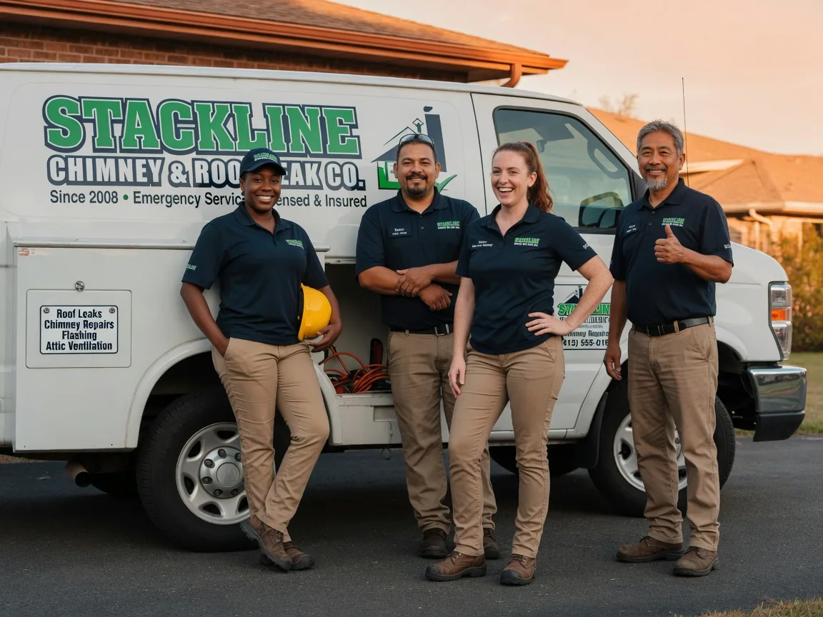 Chimney flashing repair company in Gates, TN